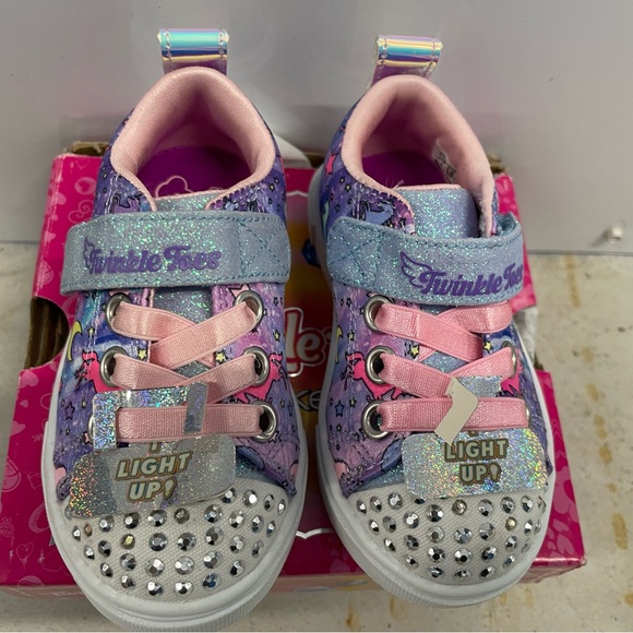 Skechers Twinkle Toes Size 5T - Picture 3 of 4